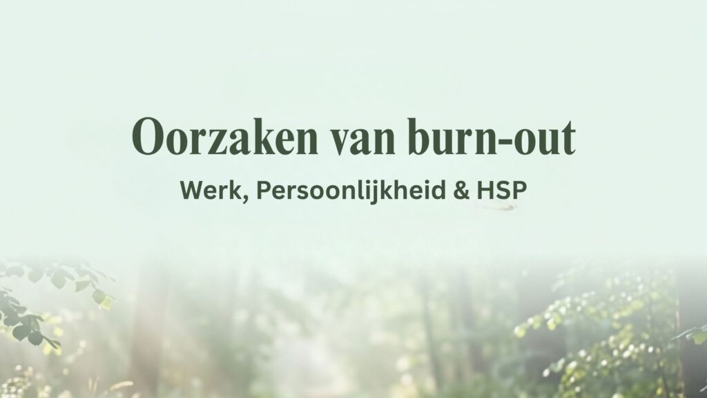 Oorzaken van burn-out