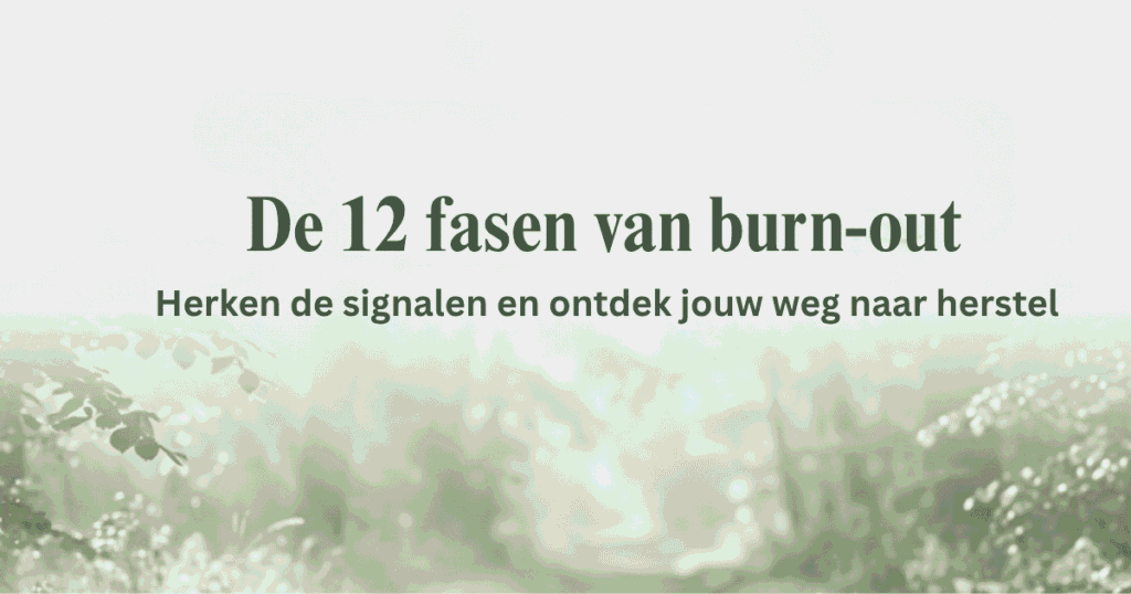 De 12 fasen van burn-out: signalen herkennen en de weg naar herstel